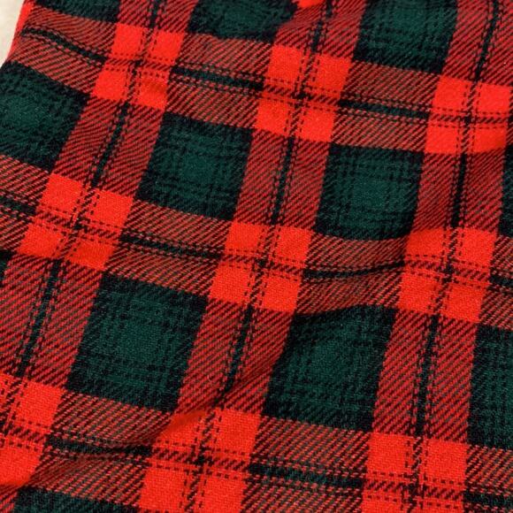 Vintage 90s Sag Harbor plaid wool blend hi rise pleated shorts, 14 - Picture 2 of 9